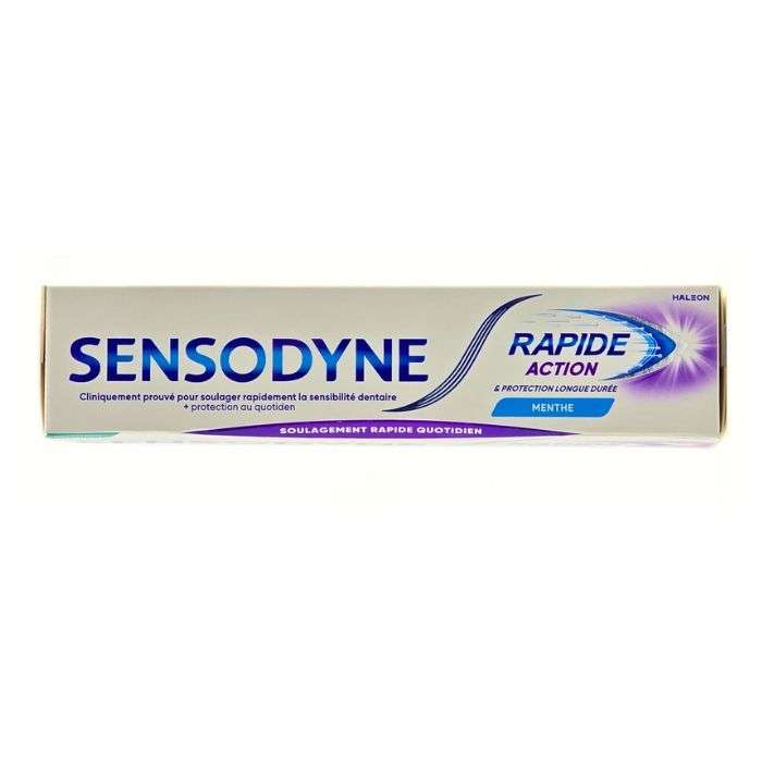 Dentifrice Rapide Action Menthe 75 ML - SENSODYNE