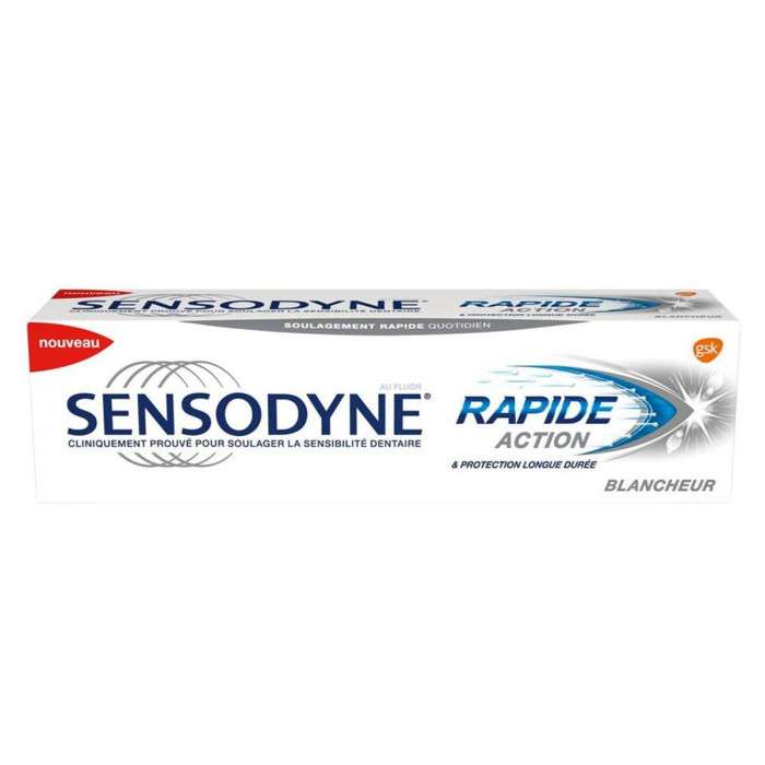 Rapide Action Blancheur 75 ML - SENSODYNE
