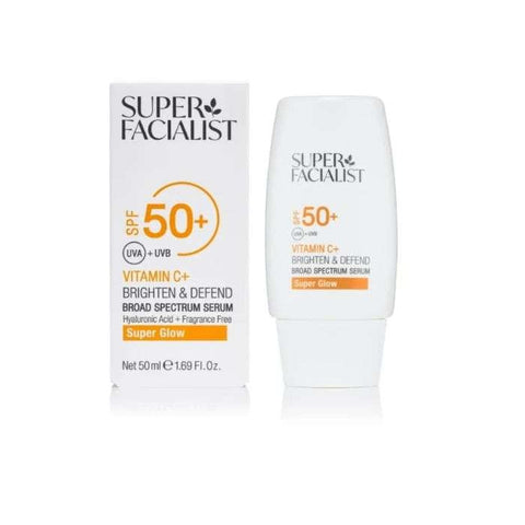 VITAMIN C+ BRIGHTEN DEFEND BROAD SPECTRUM SERUM SPF50+ 50ML - SUPER FACIALIST