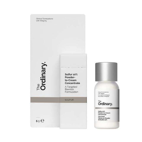 Sulfur 10% Concentre Poudre A Creme 5G - THE ORDINARY