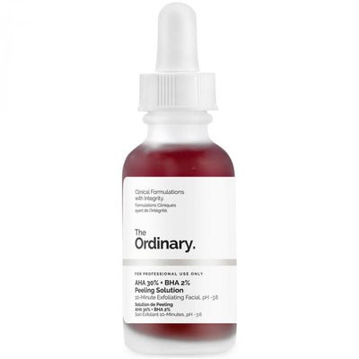 Aha 30% + Bha 2% Solution de Peeling 30 ML - THE ORDINARY
