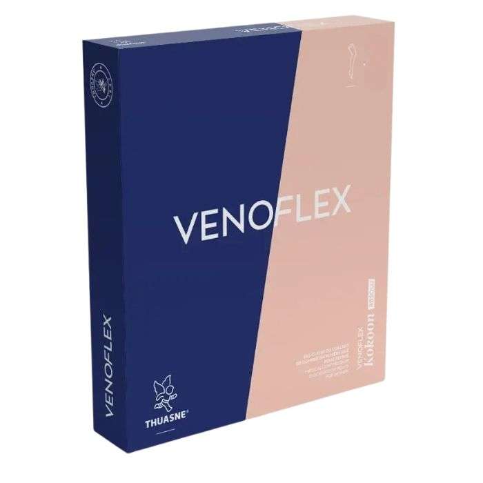 Venoflex Kokoon Absolu Chaussettes de Compression Absolu Noir Normale - THUASNE