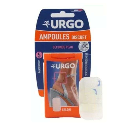 Ampoules Discret Seconde Peau 5 Pansements Talon - URGO