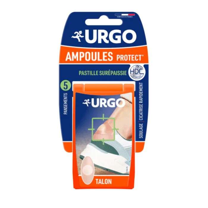 Ampoules Protect Pastille Surepaissie 5 Pansements Talon - URGO