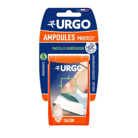 Ampoules Protect Pastille Surepaissie 5 Pansements Talon - URGO