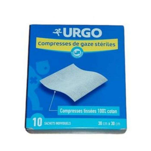 Compresses de Gaze Steriles 30CM * 30 Cm 10 Sachets - URGO
