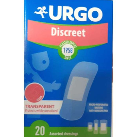 Discreet Transparent 20 Pansements - URGO