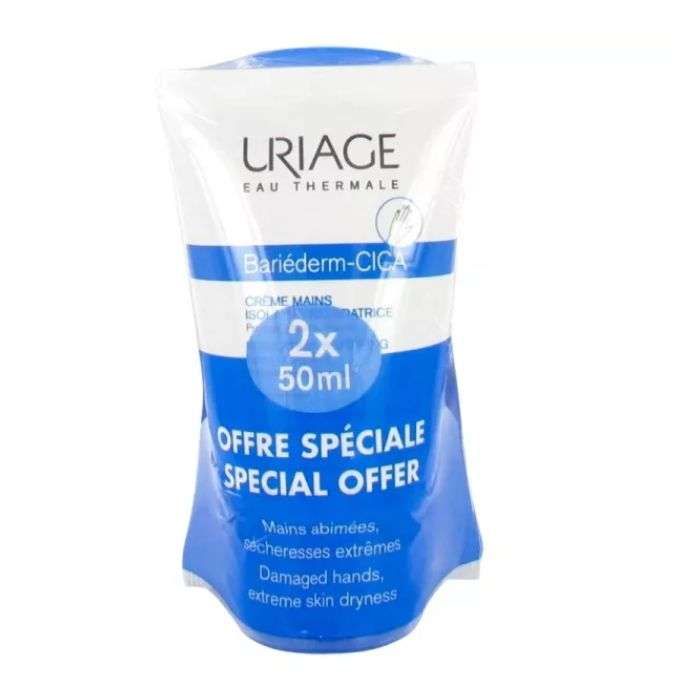 Offre Spéciale X2 Bariederm Cica Creme Mains 50 ML - URIAGE