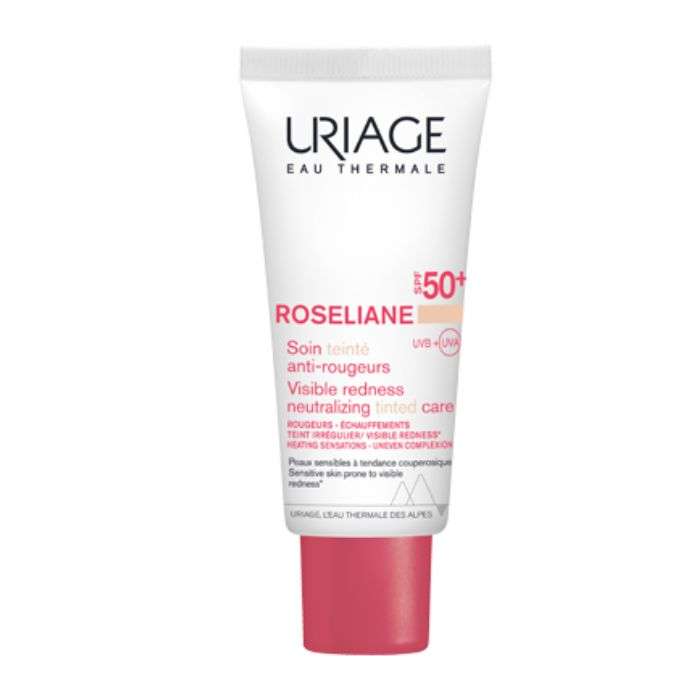 Roseliane Soin Teintee Anti Rougeurs SPF 50 + Teinte Claire 50 ML - URIAGE