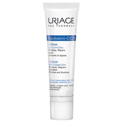 Bariederm Cica-Crème au Cuivre-Zinc 40ML Peaux Irritées - URIAGE