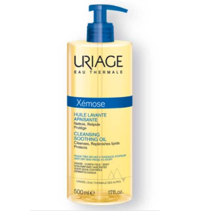 Xemose Huile Nettoyante Apaisante Visage et Corps 500 ML - URIAGE