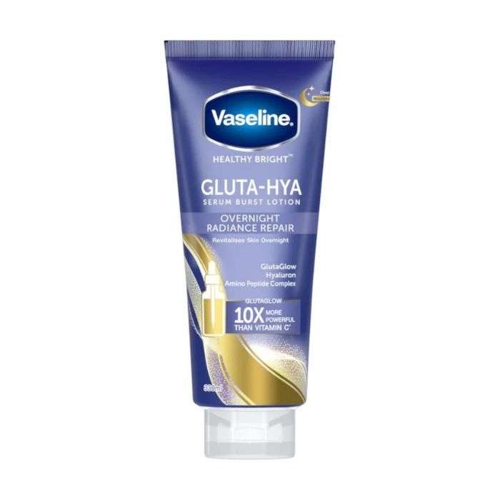 Gluta Hya Serum Burst Lotion Overnight Radiance Repair 300ML - VASELINE