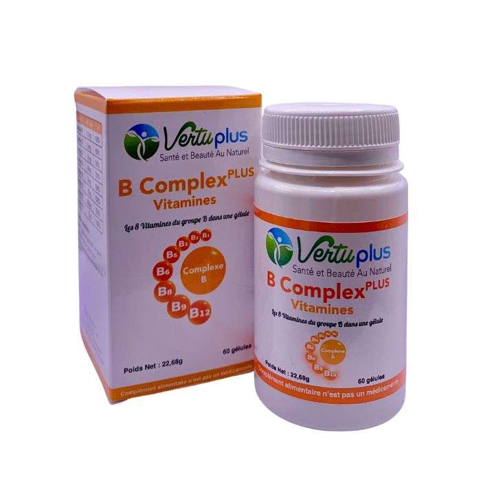 Vertuplus B Complex Plus Vitamine 60 Gelules - VERTU PLUS