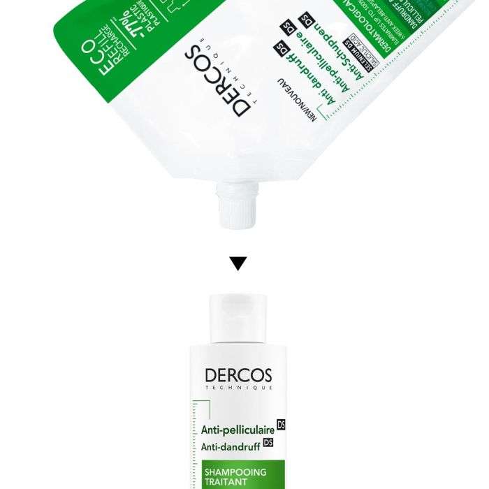 Vichy Dercos Anti Pelliculaire Shampoing Cheveux Gras Recharge 390 ML - DERCOS