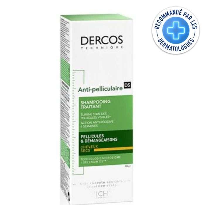 Vichy Dercos Offre Shampoing Anti Pelliculaire Ds Cheveux Secs 200 ML + un Format Voyage et une Serviette Dercos Offerts - DERCOS