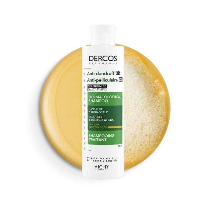 Vichy Dercos Offre Shampoing Anti Pelliculaire Ds Cheveux Secs 200 ML + un Format Voyage et une Serviette Dercos Offerts - DERCOS