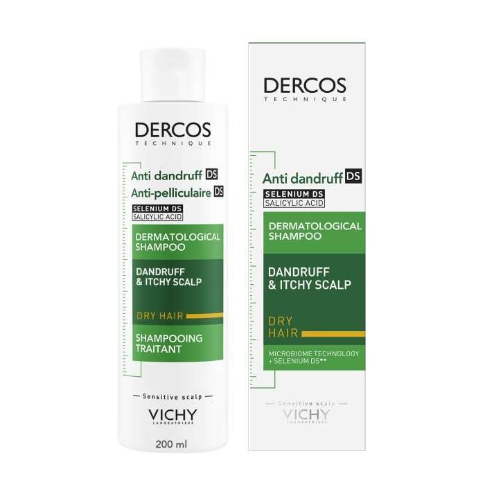 Vichy Dercos Offre Shampoing Anti Pelliculaire Ds Cheveux Secs 200 ML + un Format Voyage et une Serviette Dercos Offerts - DERCOS