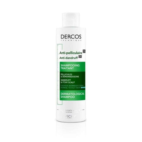 Vichy Dercos Offre Shampooing Anti Pelliculaire Cheveux Normaux A Gras 200 ML + un Format Voyage et une Serviette Dercos Offerts - DERCOS