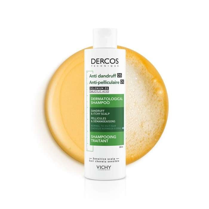Vichy Dercos Offre Shampooing Anti Pelliculaire Cheveux Normaux A Gras 200 ML + un Format Voyage et une Serviette Dercos Offerts - DERCOS