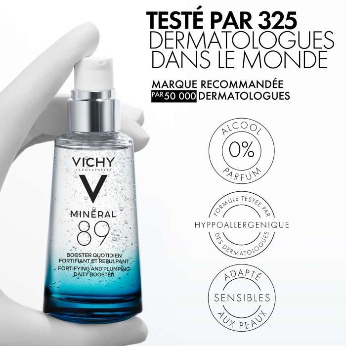 Offre Mineral 89 Serum Fortifiant 50 ML + 2 Format Voyage Offerts - VICHY