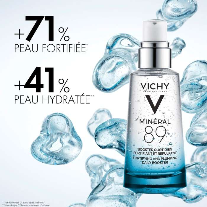 Offre Mineral 89 Serum Fortifiant 50 ML + 2 Format Voyage Offerts - VICHY