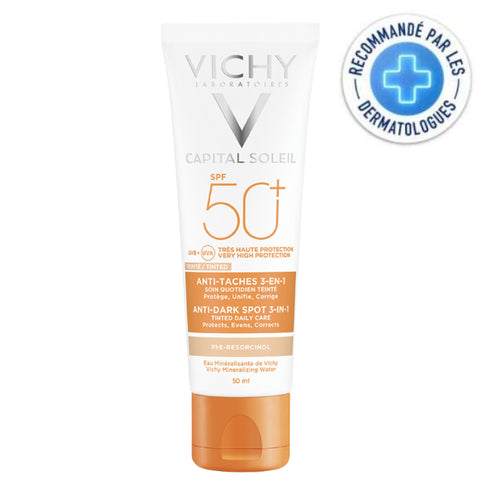Capital Soleil Soin Anti Taches Teinte 3 en 1 Spf50+ - VICHY