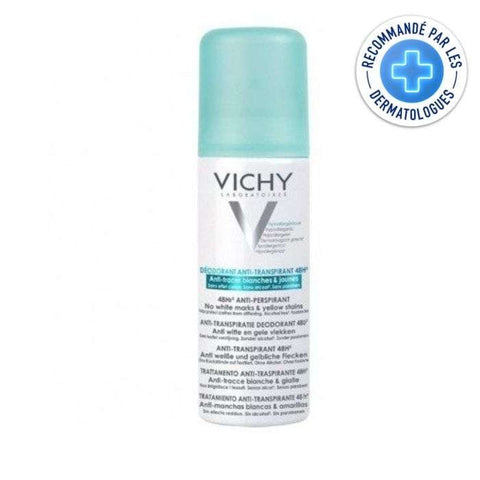 Deodorant Anti Transpirant 48 H Anti Traces Blanches et Jaunes Spray 125 ML - VICHY