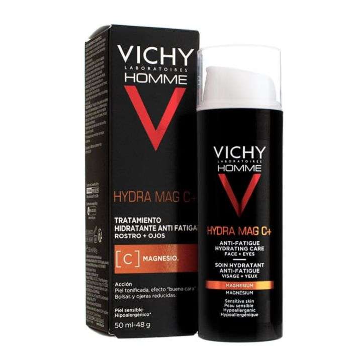 Homme Hydra Mag C + Soin Hydratant Anti Fatigue Visage + Yeux 50ML - VICHY