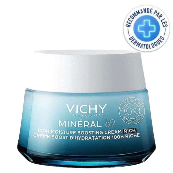 Mineral 89 Creme Boost D'hydratation 100H Riche 50 ML - VICHY