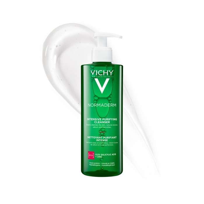 Normaderm Gel Purifiant Intense Peau Grasse et Acneique 400 ML - VICHY