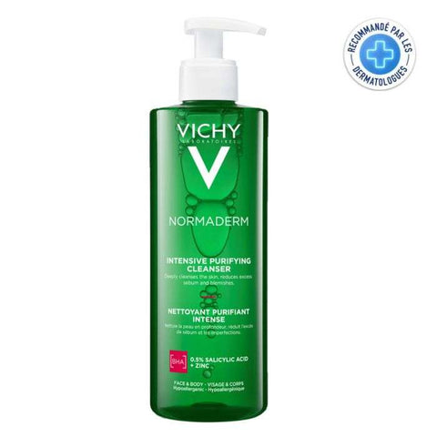 Normaderm Gel Purifiant Intense Peau Grasse et Acneique 400 ML - VICHY