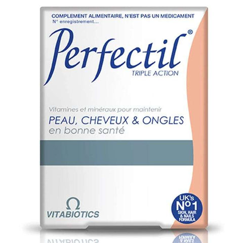 Perfectil Triple Action Peau Cheveux et Ongles 30 Comprimes - VITABIOTICS