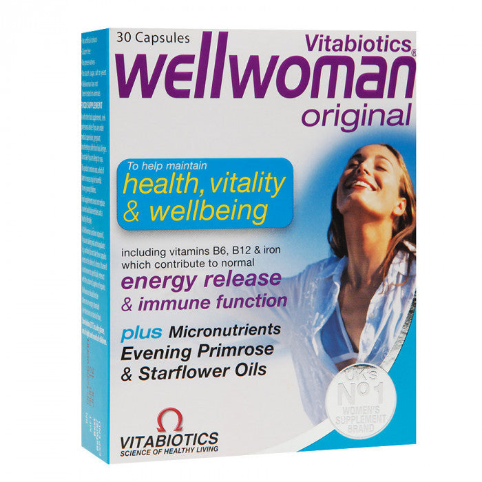 Wellwoman Original 30 Capsules - VITABIOTICS