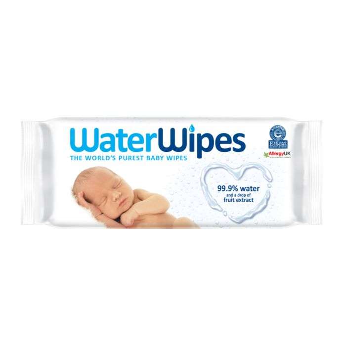 60 Lingettes Bebe - WATERWIPES