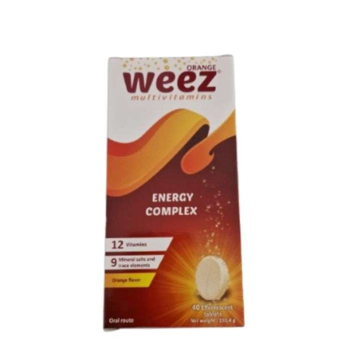 Multivitamines Gout Orange 40 Effervescent - WEEZ